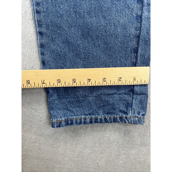 Boohoo Rose Flower Embroidered Light Wash Jeans Ripped High Waisted Size 4 - Picture 11 of 12